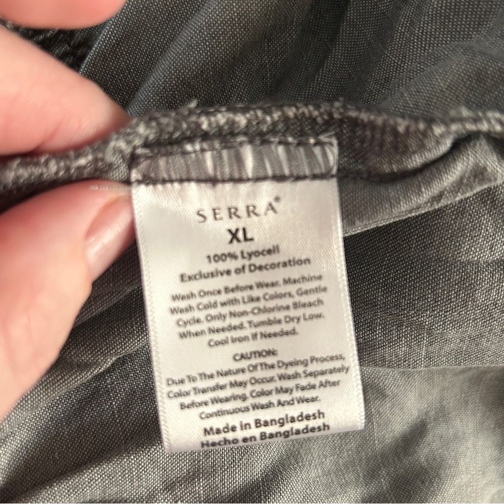Serra Black and Gray Dress - Picture 3 of 5